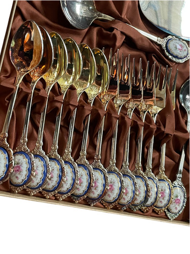 Vintage kaffee besteck set - kaffee,