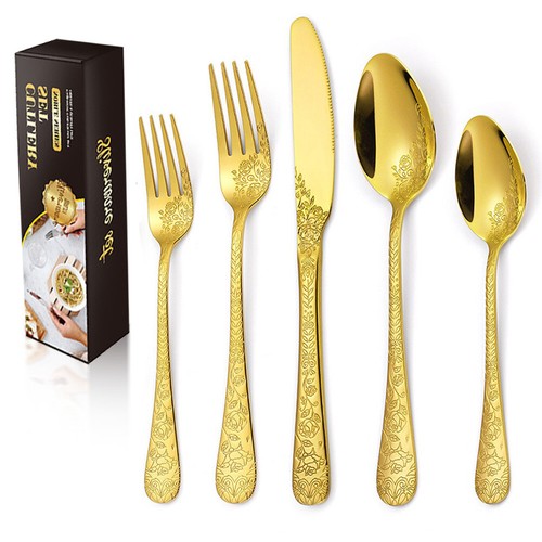 Teiliges besteckset gold - 40-teiliges,