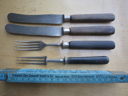 Altes besteck set mit - altes,