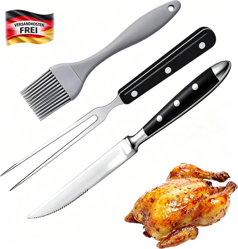 Fleischgabel set edelstahl mit - fleischgabel,