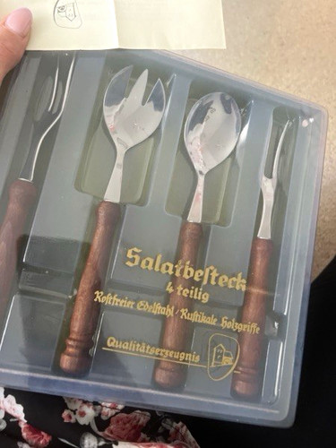 Salatbesteck set teilig - salatbesteck,