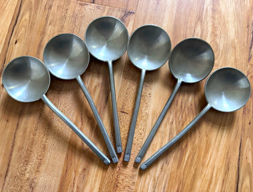 Schöpfkelle aus metall - 6x,