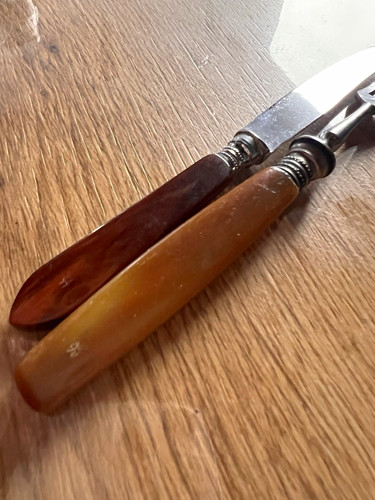 Vintage gabel messer besteck - gabel,