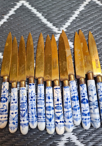 Bohemia messer blau - bohemia, blau-weiß