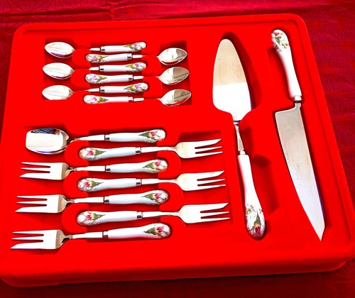 Kuchenbesteck set 6tlg mit - kuchenbesteck-set,