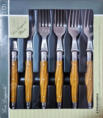 Neu 6er steakgabel set - 6er,