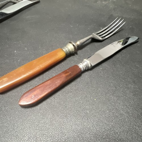 Vintage gabel messer besteck - messer,